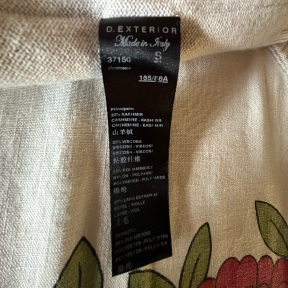 Gorgeous D. Exterior Cashmere Two Piece Cardigan Small - Picture 12 of 15